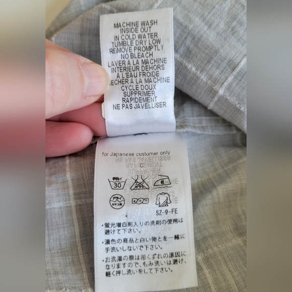 FRANK & EILEEN Grayson Button Down Top Blouse 100% Cotton Small - Picture 12 of 15